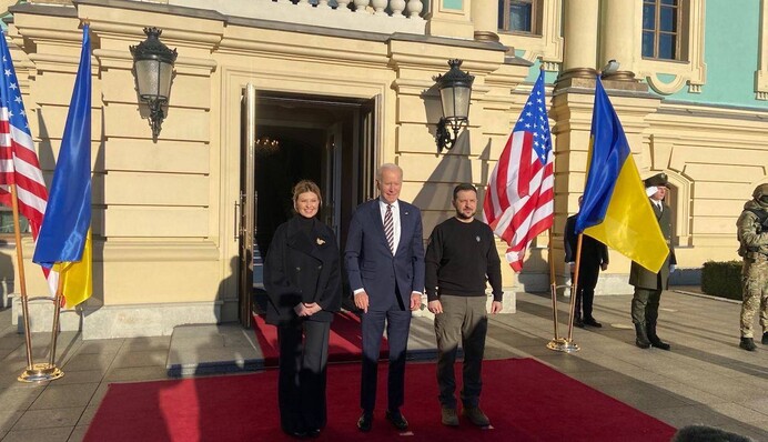 Візит Байдена до Київа: фото, відео і всі подробиці