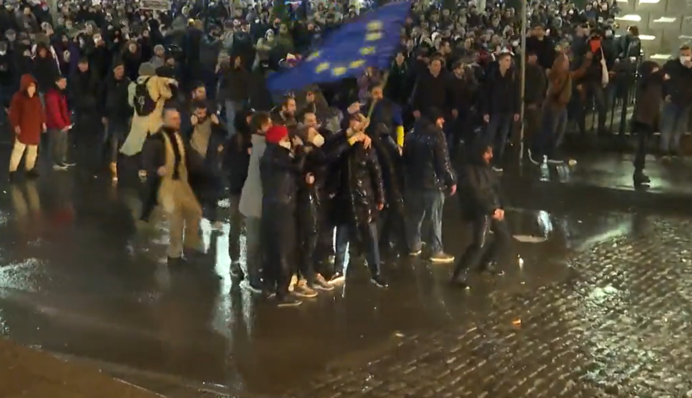 В Грузии начались протесты против скандального закона: видео