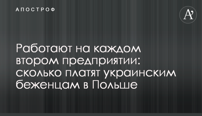 Работают на каждом втором предприятии: сколько платят украинским беженцам в Польше