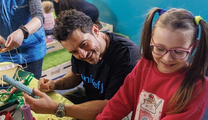 Голливудский актер приехал в Украину как посол доброй воли UNICEF, фото