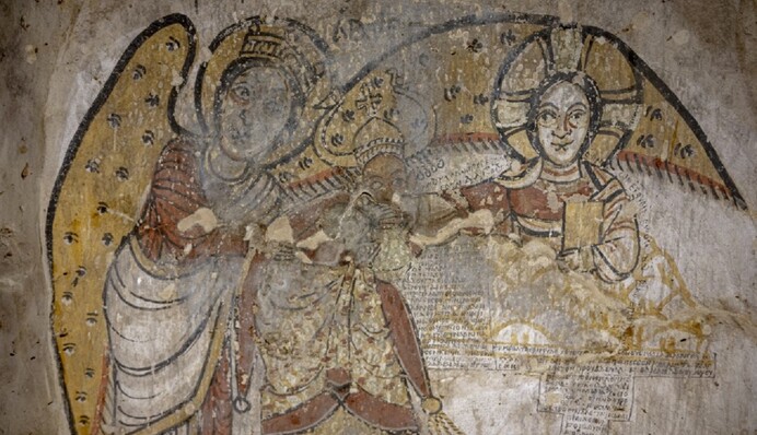 В Африці під монастирем знайшли потаємні кімнати з неймовірними розписами: фото