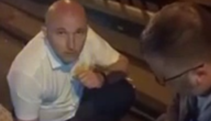 Скаржився на побої та біль у серці: з'явилося відео з п'яним Тандиром після ДТП