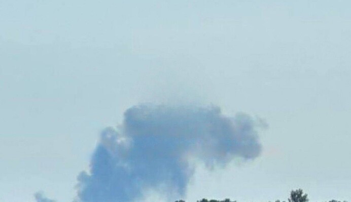 В Белгородской области очередная "бавовна": столб черного дыма виден за километры, фото и видео