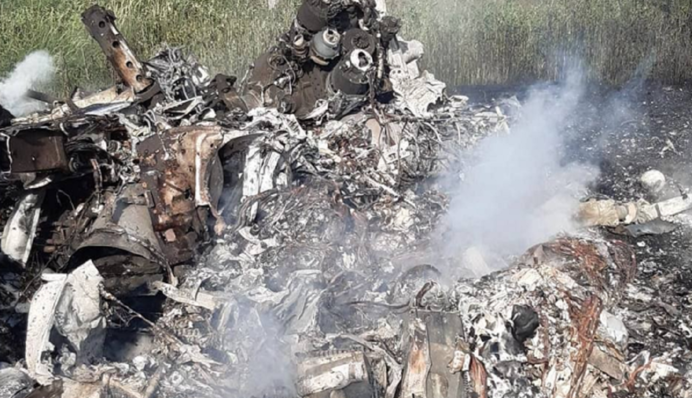 В Воронежской области сбит вертолет 