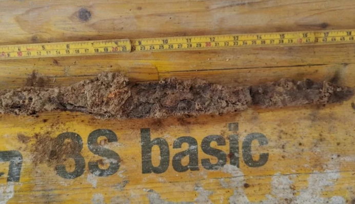 В Норвегии семейная пара случайно нашла в саду меч эпохи викингов: фото