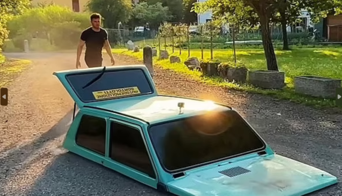 Итальянцы превратили Fiat в авто высотой с кровать: фото и видео 