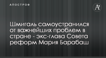 Шмыгаль самоустранился от важнейших проблем в стране - экс-глава Совета реформ Мария Барабаш