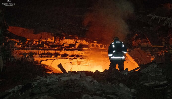 В Сумах дрон-камикадзе попал в детский лагерь: фото и видео