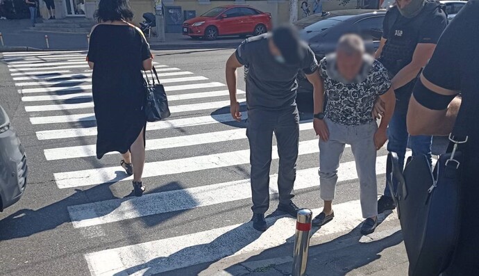 ДБР затримало у Києві колишнього одеського військкома Борисова: фото і відео