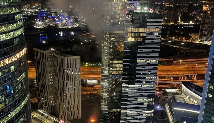 Дубль два: Москву атаковали дроны, снова прилетело в "Москва-сити", фото и видео