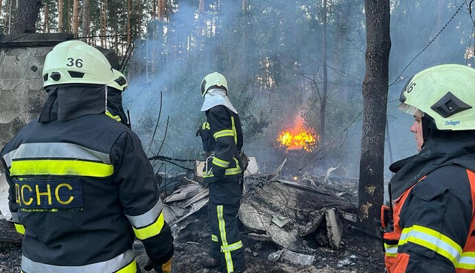 Росія влаштувала масований обстріл Києва перед візитом Блінкена