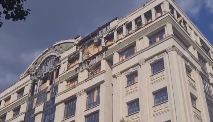 Вибухом рознесло адміністрацію Пушиліна: в окупованому Донецьку "бавовна", відео