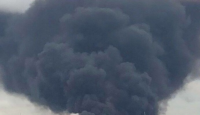 Сочи посетила "бавовна": после взрыва начался пожар на нефтебазе, видео