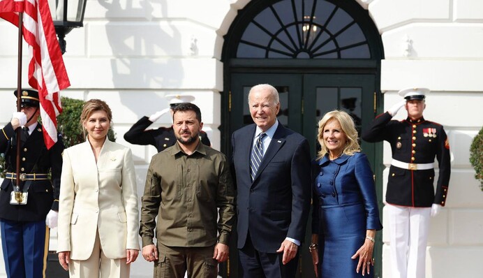 Зеленский и Байден встретились в Белом доме: первые кадры