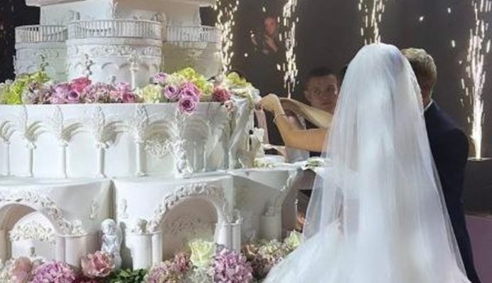 Торт за 100 тисяч і одіозні гості: у Львові влаштували елітне весілля, фото і відео