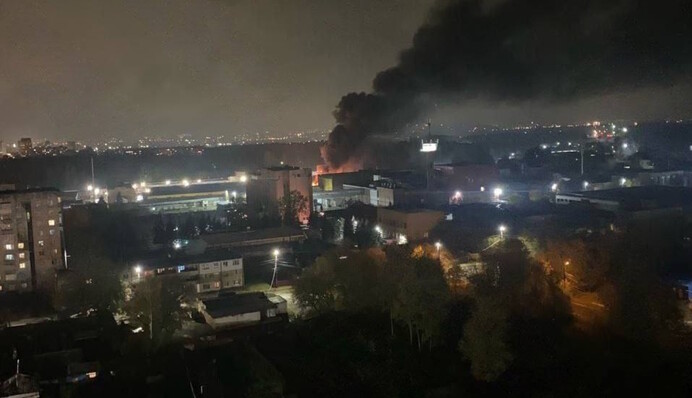 Брянск, у вас пропущенный: россияне боролись с дроном и "разожгли" пожар, фото и видео