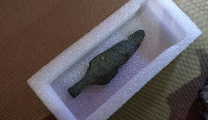 На острові Хортиця знайшли унікальний бронзовий кинджал, якому близько 4 тисяч років:  фото