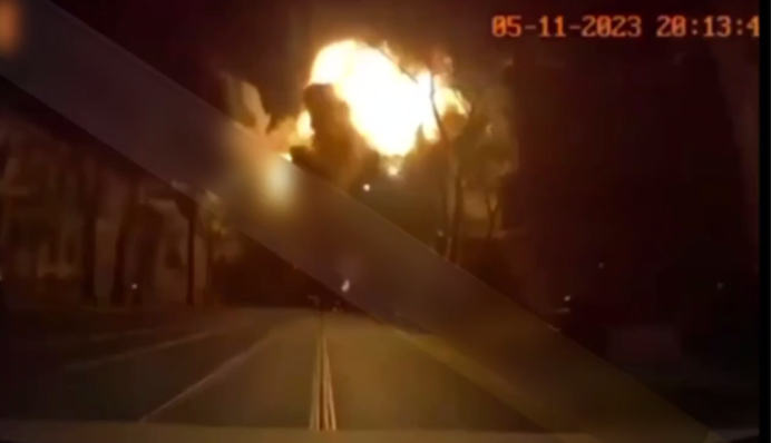 Попали в центр города: появилось видео ракетных обстрелов Одессы 5 ноября