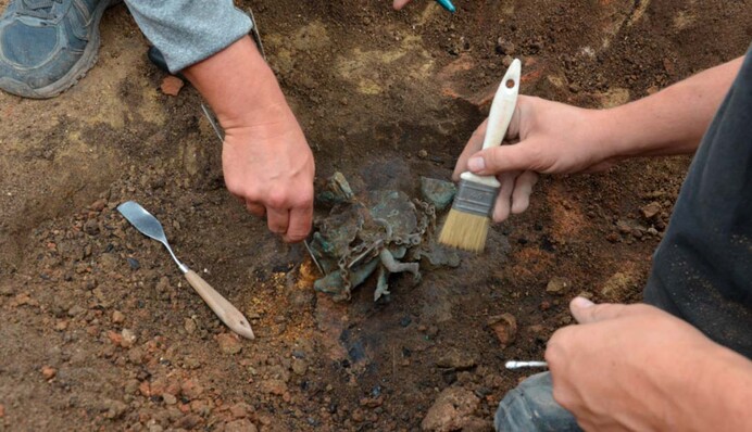 У Сербії знайшли оберіг у вигляді  крилатого фалоса: повинен був відганяти злих духів, фото