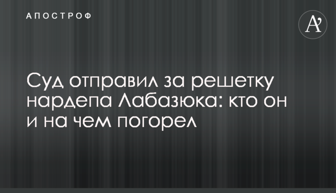 Суд відправив за ґрати  нардепа Лабазюка: хто він і на чому погорів, фото