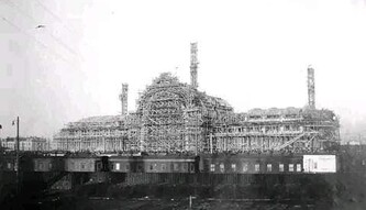 Как строили железнодорожный вокзал в Киеве: архивные фото прошлого века