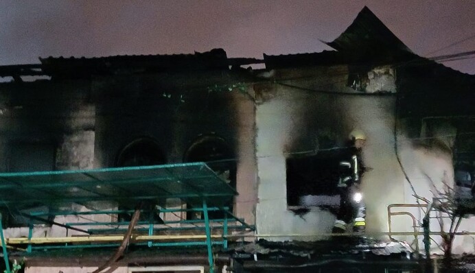 One person killed, a teenager among the injured: the wreckage of a downed drone fell on residential buildings in Odesa Region, photo