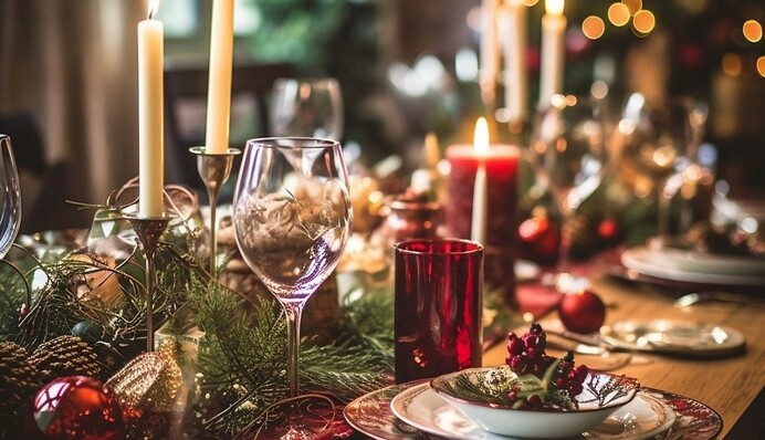 Як прикрасити новорічний стіл, щоб сподобалося Дракону: улюблені кольори для символу року