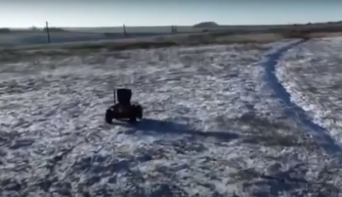 Наземний дрон ЗСУ забрався на 4 км в тил росіян та підірвав міст: відео, як це виглядало