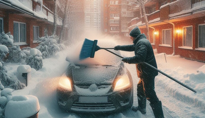 Почему опытные водители зимой паркуют авто 