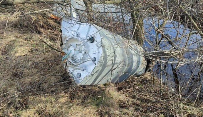 На Львівщині знайшли уламки російської ракети, що не здетонувала: фото
