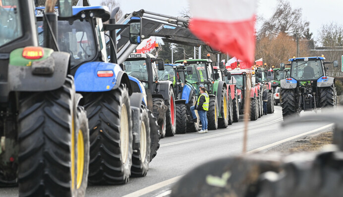 На протесте 