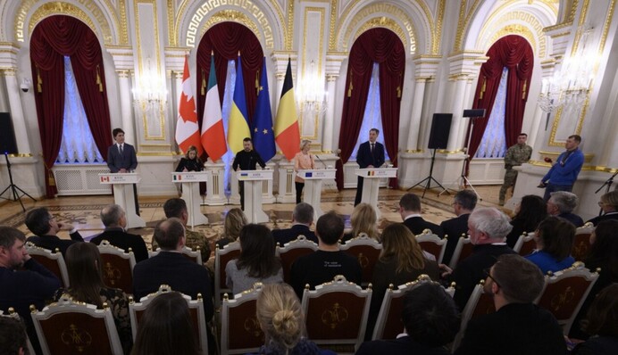 Гарантії безпеки і снаряди від ЄС: підсумки візиту лідерів країн Заходу до Києва