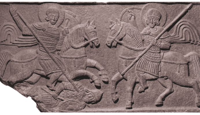 Викрадений скарб: як виглядає плита зі святими, яку забрали до Москви з Михайлівського собору в Києві