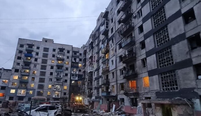 Россия ударила ракетами по Мирнограду в Донецкой области, много раненых: фото