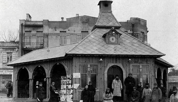 100 років тому: як виглядала трамвайна станція на Галицькій площі в Києві, архівне фото