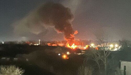 Горять нафтобази, росіяни тікають: територію РФ масово атакували дрони, фото