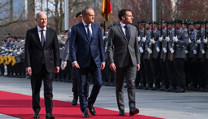 "Меньше слов, больше дела": главные итоги встречи Туска, Шольца и Макрона