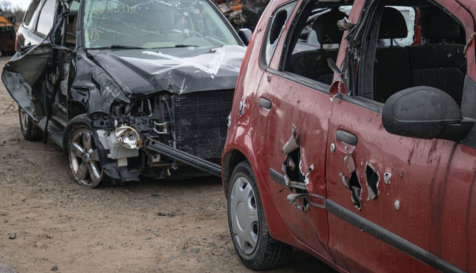 На Херсонщине россияне обстреляли авто с гражданскими: двое людей погибли