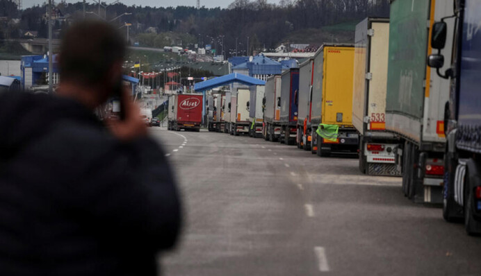 Польські фермери припинили блокаду вантажівок на одному з пунктів пропуску