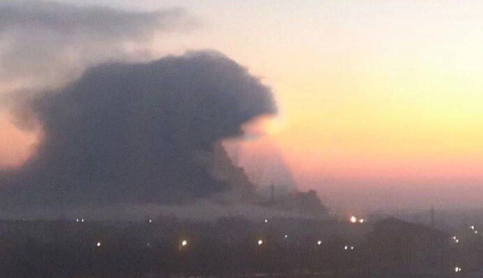 В Крыму атакован главный узел связи Черноморского флота РФ, нефтебаза и гарнизон оккупантов: фото