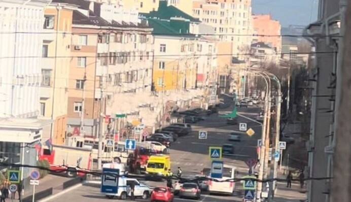 У Бєлгороді дрон 