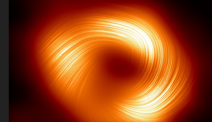 Вчені показали рідкісне фото чорної діри 