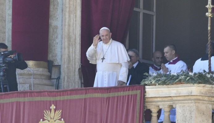 Папа Римський у великодньому зверненні закликав Україну і Росію обміняти всіх полонених