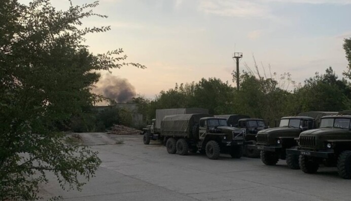 Партизани розсекретили у Криму перевалочну базу окупантів: фото і координати