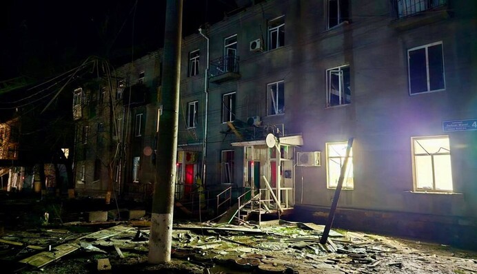 Атака "шахедов" на Харьков: моменты ударов сняли на видео