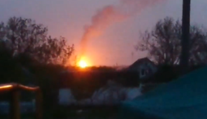 Піднявся 70-метровий вогняний стовп: на Харківщині стався вибух на газопроводі