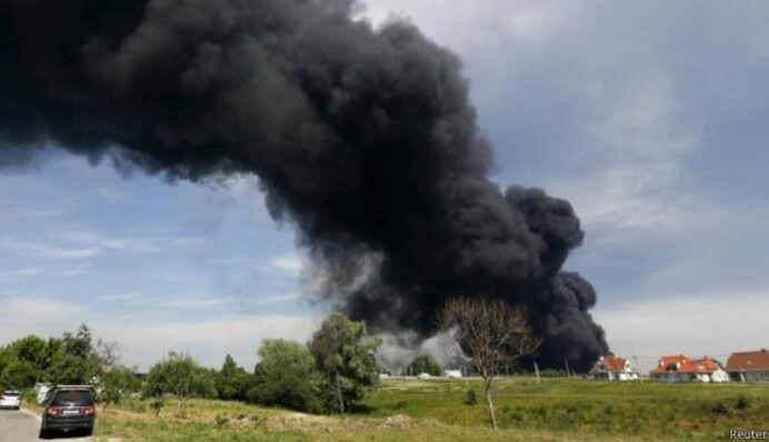 В Омске произошел мощный 