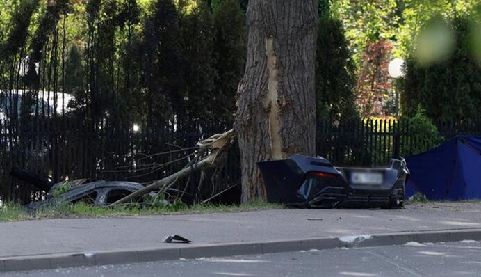 Украинцы погибли в ДТП в Польше: водитель на скорости влетел в дерево. Фото