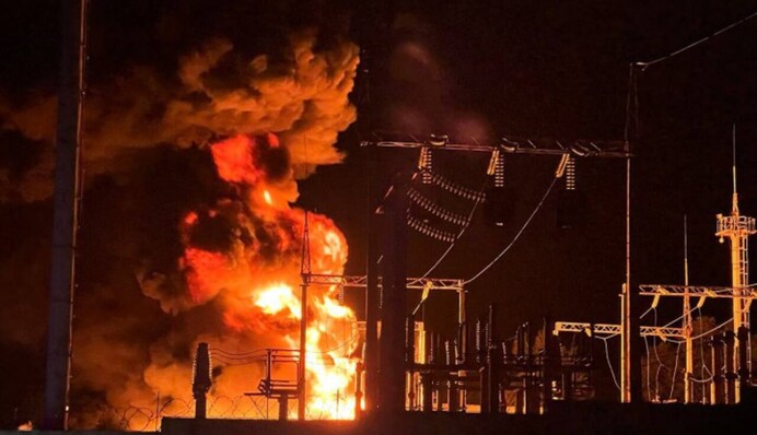 В Липецькій області горіла підстанція, росіяни скаржаться на атаки дронів. Відео