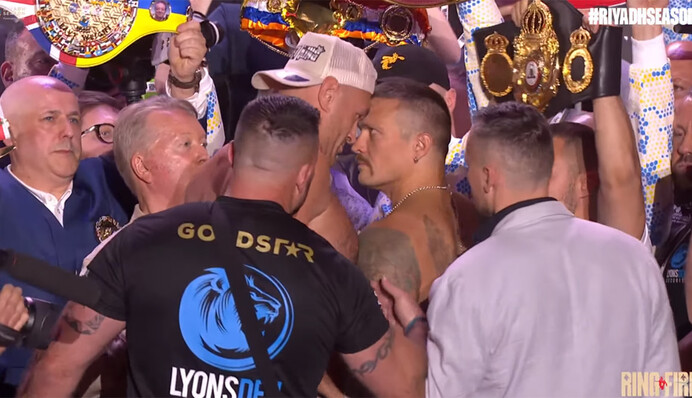 Давид против Голиафа: Усик и Фьюри сошлись на весах, 